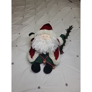 Vintage MTY Sitting Santa Plush~GUC